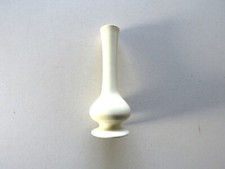 Vintage Cream White Vase MCM Teleflora flower bud vase 1977 Made in USA 8"