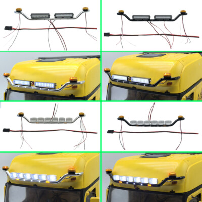 1pcs Metall Sonne Visier Licht Für 1/14 Tamiya RC LKW Auto 56348 3363 1851 56335