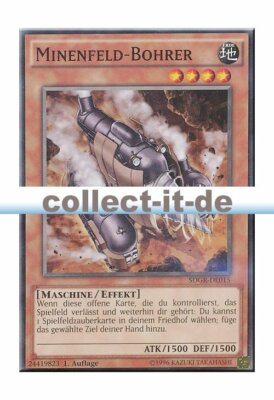 Yugioh SDGR-DE015 Minenfeld-Bohrer 1. Auflage