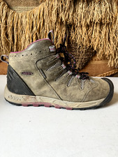 Keen  Womens Bryce  Dark Shadow Hiking 1007866 Lace Up Brown Leather Size 7.5