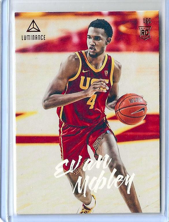 💥2021-22 Chronicles Draft Picks LUMINANCE #77 EVAN MOBLEY SP ROOKIE BRONZE FOIL