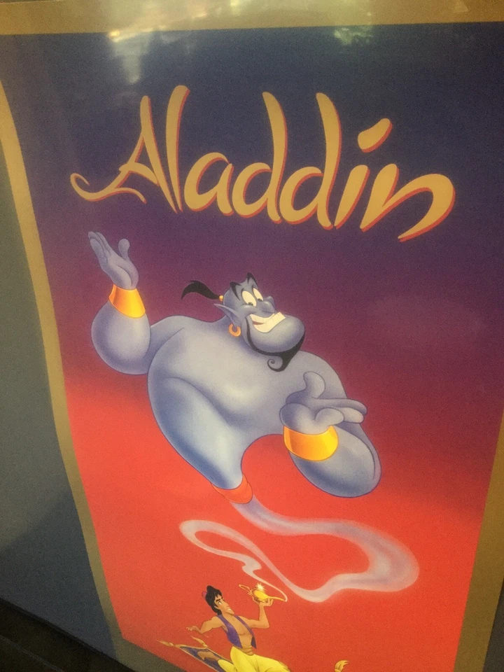 Póster de edición limitada solo para miembros del elenco de Aladdin #1756/5000 Disney, 1992/93 Foto 4 de 4