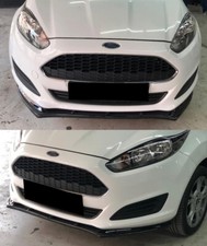 FORD FIESTA MK7 2013+ LIFT LIP SPOILER SOTTO PARAURTI ANTERIORE ABS NERO