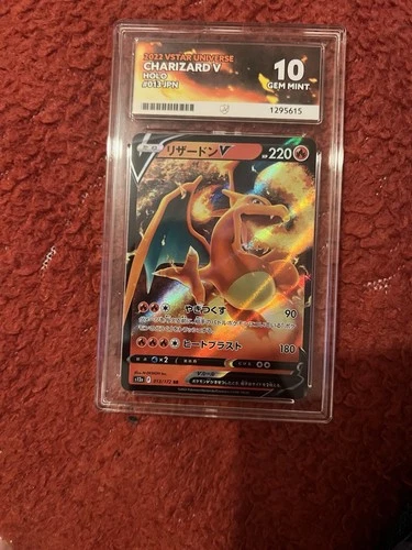 Pokémon TCG VSTAR Universe Charizard V Slab Ace 10 Gem Mint Japanese 2022 Card