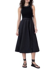 Tanya Taylor Devon Solid Poplin Dress Women's