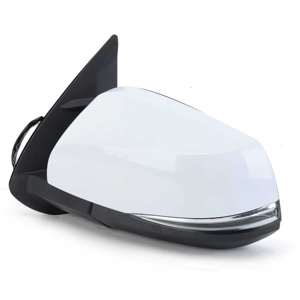 Espelho lateral branco para motorista aquecido sinal de seta para Toyota Tacoma 2016-2023 esquerdo - Imagem 4 de 4