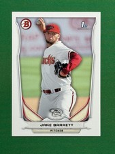 2014 Bowman Baseball 1st Bowman Prospects #BP11 Jake Barrett