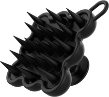 Silicone Scalp Massager Shampoo Brush for Hair Growth, Dandruff Removal & Wet/Dr