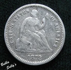1872-P Seated Liberty Half Dime — photo from another recent sale