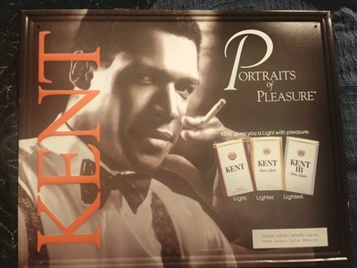 Vintage Kent Cigarettes Metal Sign 22