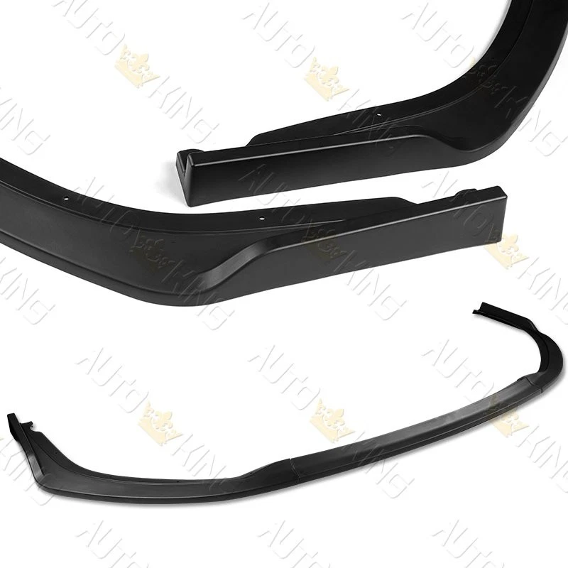 APTO 2011-2014 SUBARU WRX STI 3 PIEZAS NEGRO ESTILO CS2 PARACHOQUES DELANTERO CARROCERÍA SPOLIER LIP Foto 4 de 4