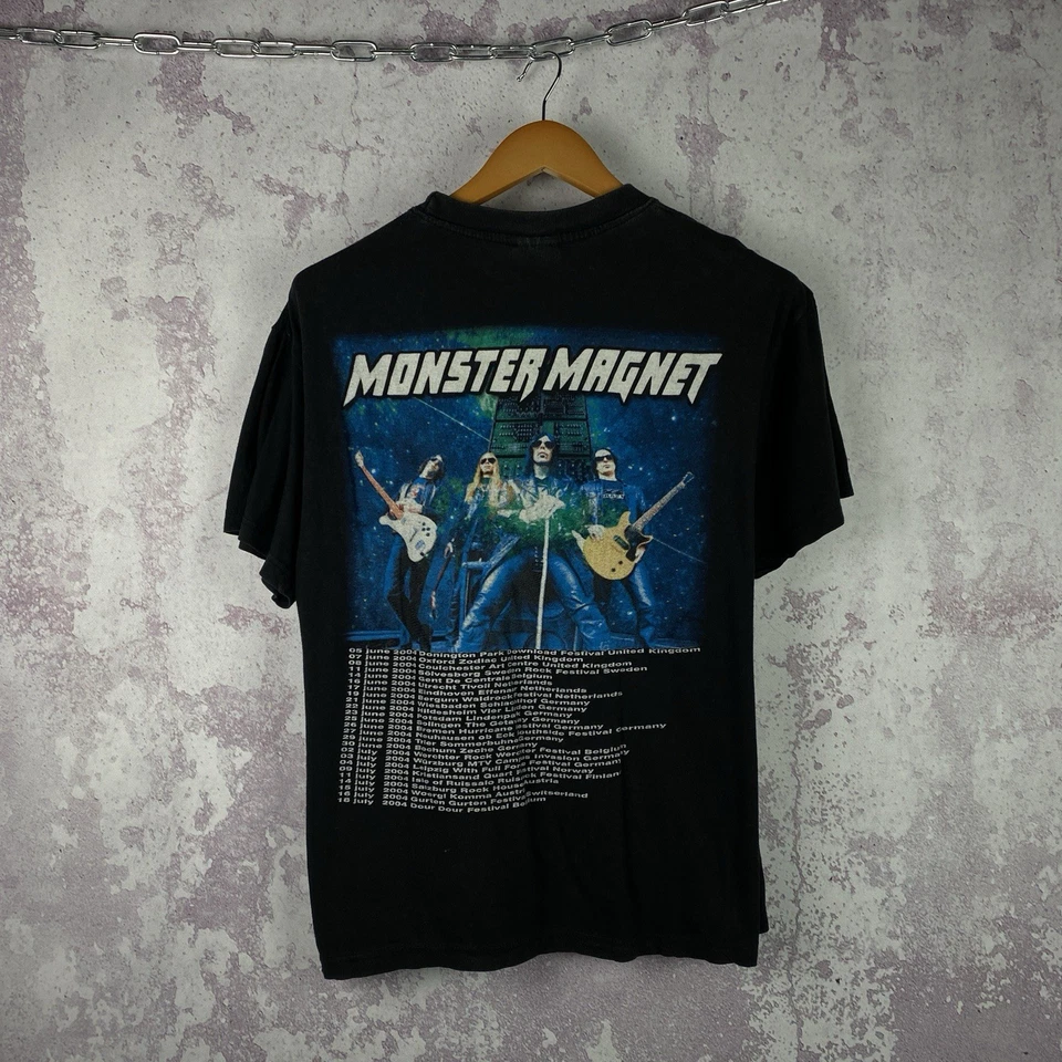 Camiseta De Colección Monster Magnet 2004 Para Hombre Rara Años 00 Negro Rock Metal Talla M Foto 2 de 4