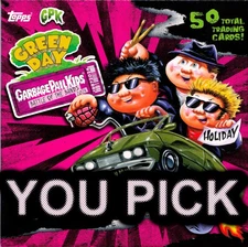 2025 Garbage Pail Kids Battle of the Bands GPK X Green Day You Choose Base