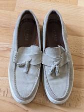 Topman suede casual loafer deck shoes size 43 UK 9