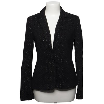 Laura Clement La Redoute, Blazer, Größe: 36, Schwarz, Viskose, Gepunktet #ifu