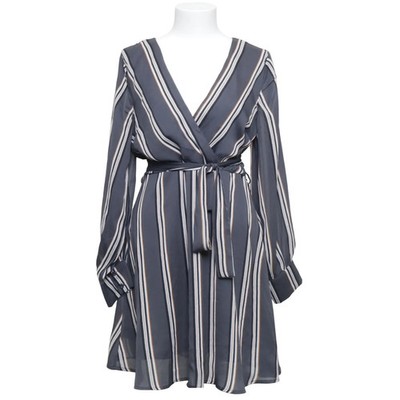 Sisters Point, Kleid, Größe: L, GERDO-DR4, Grau/Weiß/Mehrfarbig, Polyester #JrR