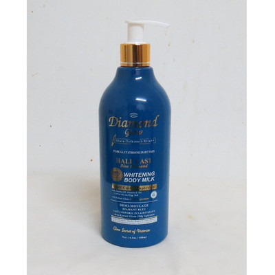 Diamond Glow Diamant Bleu Body Milk Lotion mit Vitamin E Öl, Karottenöl, 500ml