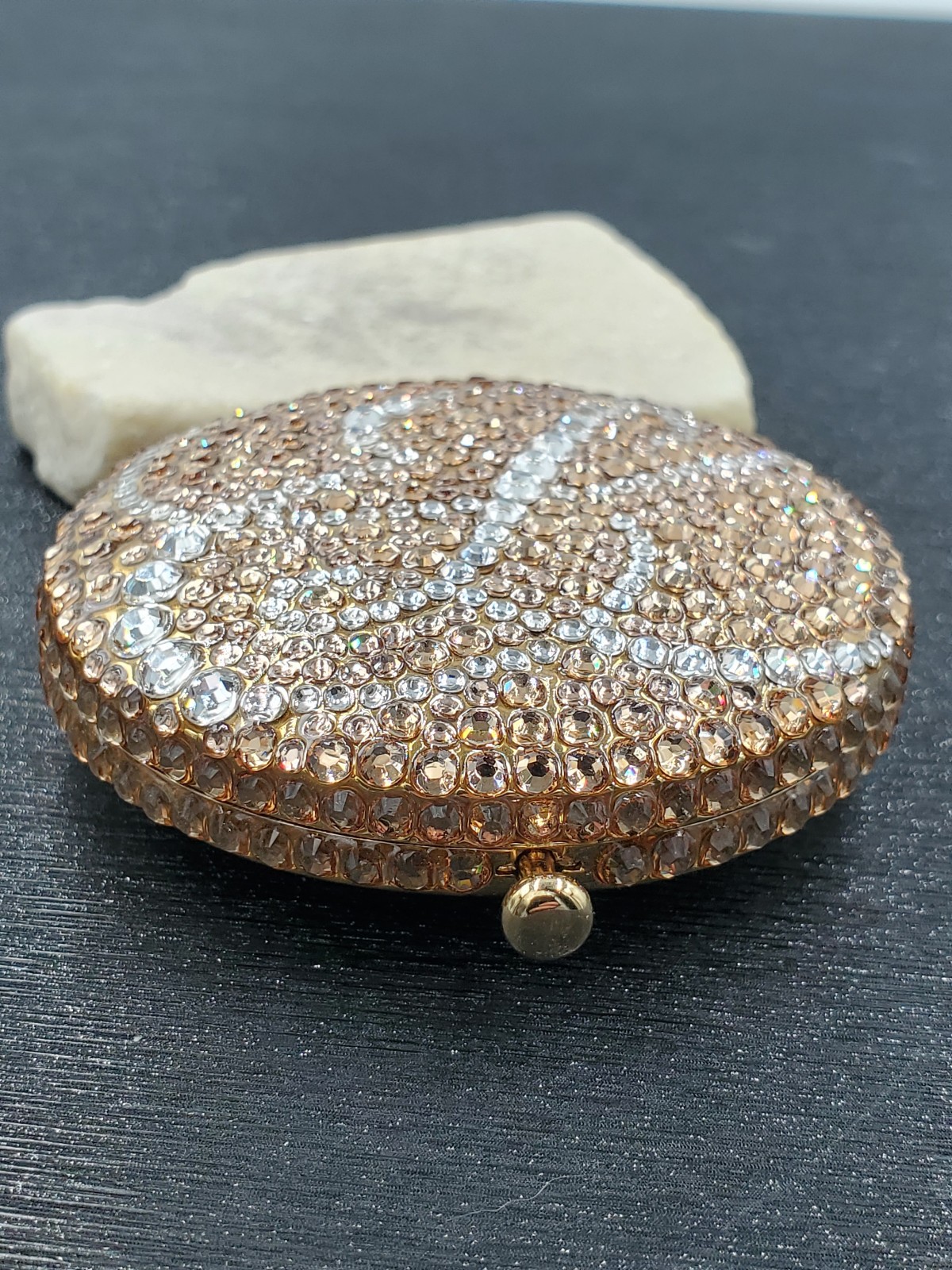 New Estée Lauder Lucidity Translucent Pressed Powder Swarovski Compact 1 OZ