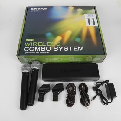 Shure BLX288/PG58 With 2 Microphone Handheld Wireless Microphone System Come NEW