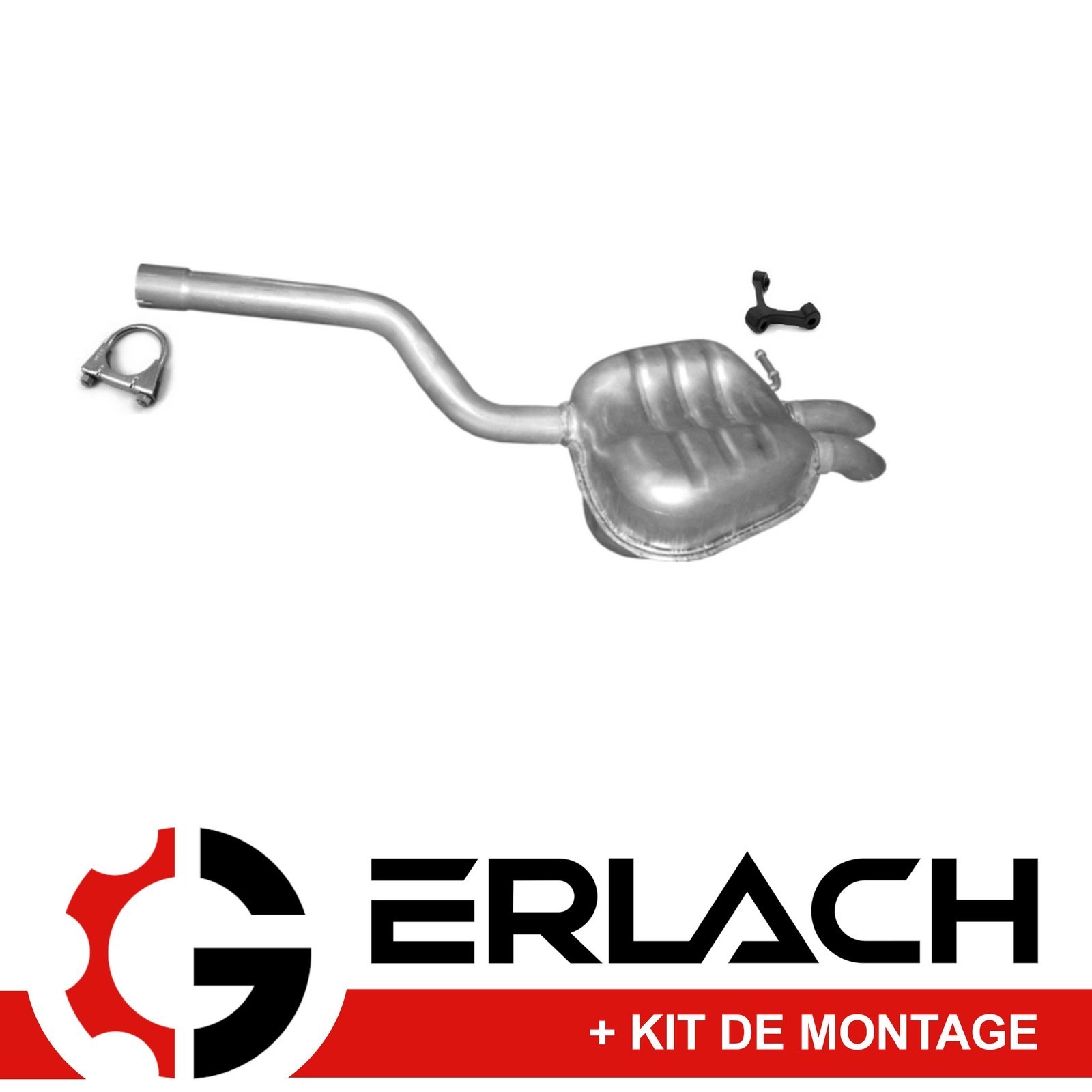 Silencieux intermédiaire Renault Laguna résout le bruit d'échappement 1.8 2.0