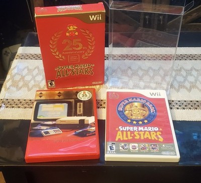 Super Mario All Stars 25th Anniversary Limited Edition for Wii w box protector 