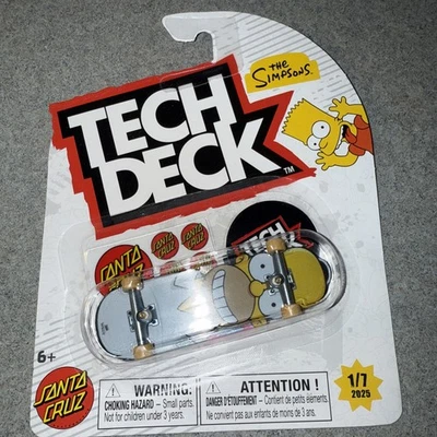 Tech Deck Santa Cruz The Simpsons Fingerboard 2025 1/7- Homer