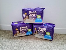 Set of 3, Brand New, Unopened Sleep Overs X-Large 22 Count 85- 140lbs