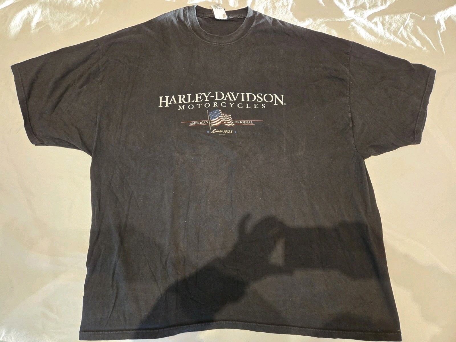 VTG 1998 Harley Davidson Motorcycles Mens 4XL New Castle, DE T-Shirt