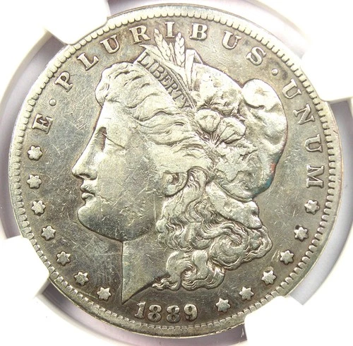 1889-CC Morgan Silver Dollar $1 Carson City Coin - Certified NGC VF Details