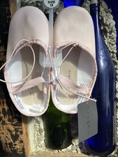 DANSKIN FREESTYLE PINK LEATHER BALLET DANCE SHOES SLIPPERS GIRL'S 13 Size