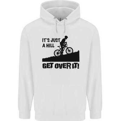 A Hill Get Over It Fahrrad Cyclist Lustig Kinder Kapuzenpulli