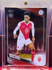 Lucas Michal 2025-26 Topps UEFA UCC Black Holo 07/10 AS Monaco RC France