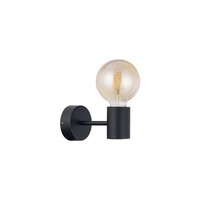 Kleine Wandleuchte Schwarz H:9Cm Metall FüR E27 Wandlampe Jugendzimmer Hilde