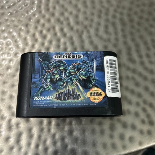 Teenage Mutant Ninja Turtles The Hyperstone Heist Sega Genesis 1992 Tested Works