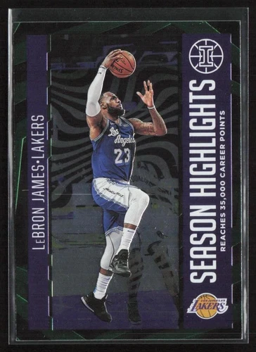 2020 Panini Illusions Basketball Emerald LeBron James #8