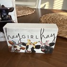 Set Of 2 Rustic Cow Decorative Signs — photo 2