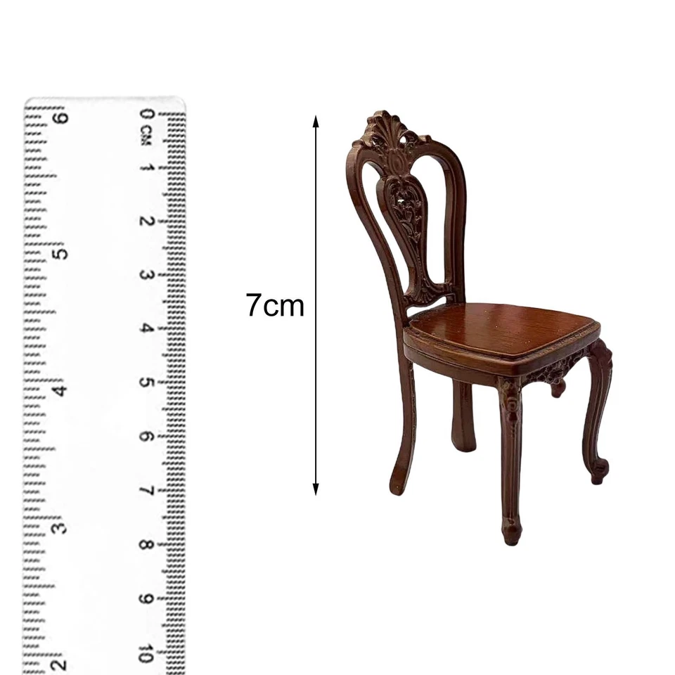 1:12 Sedia per casa delle bambole Fatta a mano Giochi di imitazione, Accessori - Immagine 4 di 4