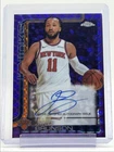 JALEN BRUNSON 2025-26 TOPPS CHROME AUTOGRAPH PURPLE GEOMETRIC AUTO /75 Q4559