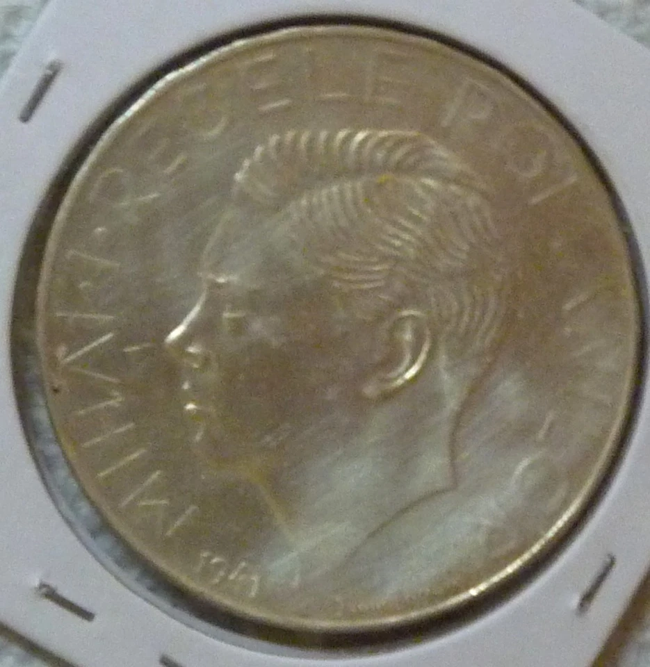 1941 ROMANIA - 500 LEI - BESSARABIA REUNION / KING MIHAI I - 2/3 Oz SILVER CROWN - Image 2 of 4