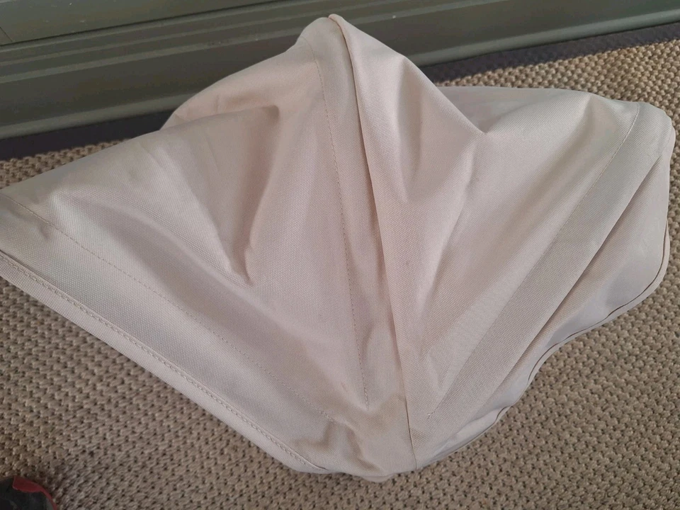 Bugaboo Donkey Sun Canopy - Cubierta de pantalla blanca apagada  Foto 2 de 4