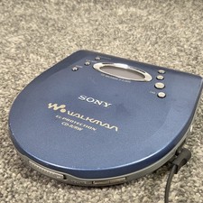 ?Sony CD Walkman D-EJ835 Blue - Plays CDs Great / Display Screen Not Working