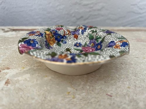 Cenicero de colección Warwick Erphila Cheery Chintz ~ Baviera - Imagen 3 de 8