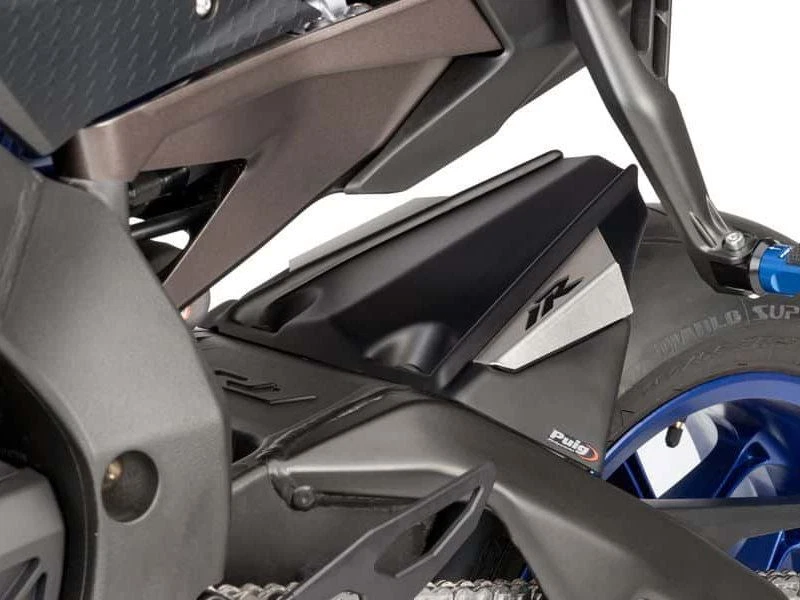 Puig Hugger negro mate Yamaha YZF R1 M 2016-2024 Foto 2 de 2