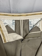 TOMMY BAHAMA Tan 90 Tencel Lyocell 10 Wool Chino Pants Men's Size 34X32