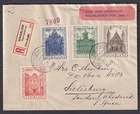 w2802/ Netherlands Registered FDC Cover t/Salisbury South Rhodesia 1948