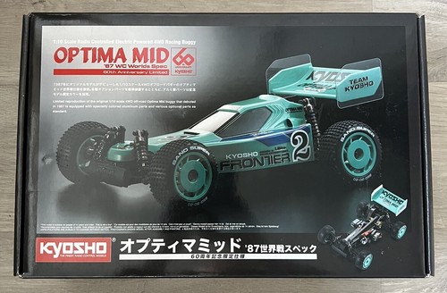 KYOSHO OPTIMA MID '87 WC WORLDS SPEC 4WD 1:10 KIT 60° ANNIVERSARIO LTD (30643B) - Foto 5 di 6