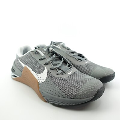 Nike Metcon 7 Gym Athletic Shoes Particle Grey White CZ8281-011 Men\'s Size 7.5 Nike Metcon 7 Particle Grey White Gum CZ8281-011 sz 7.5  main image 4