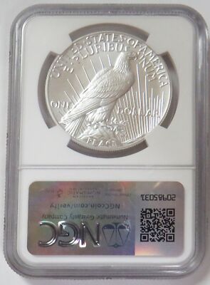 アメリカ2023年ピース1ドル銀貨 NGC MS70 2023 Silver Lion Dollar NGC MS70 First Releases (Final Year
