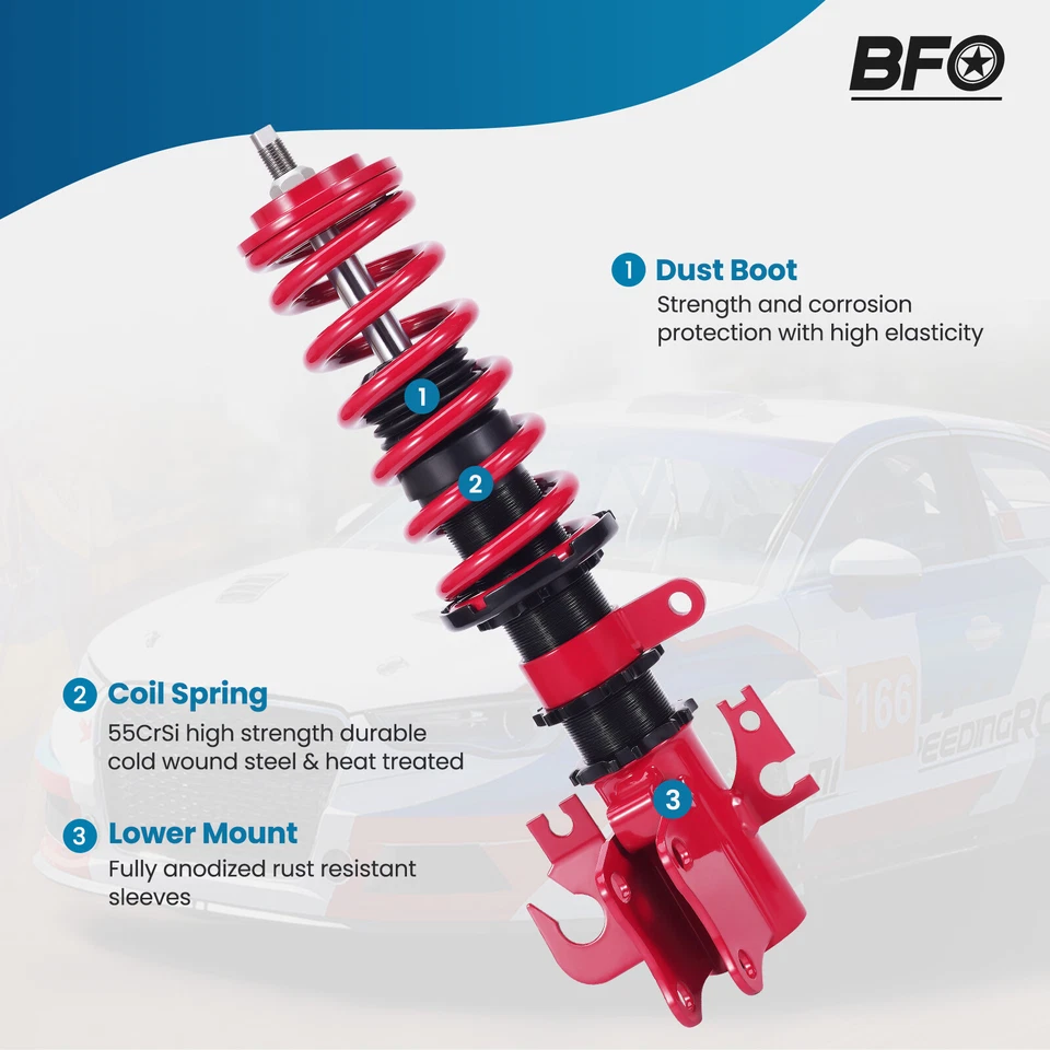 Adjustable Height Coilover Kit for Holden Commodore VE Sedan Wagon Ute 06-13 - image 4 of 4