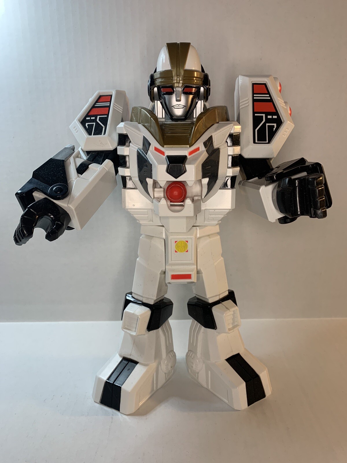 Power Rangers WHITE TIGER ZORD Bandai 2016  Robot Figure Vintage- As Is